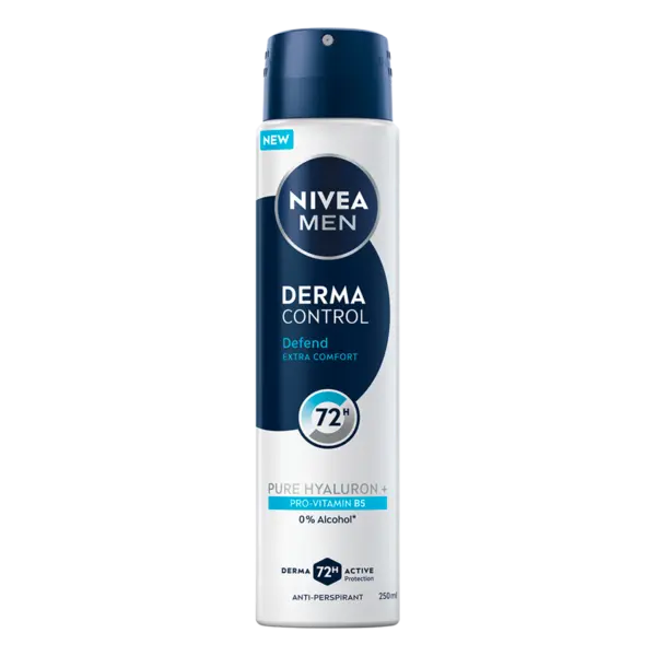 Deodorant spray pentru barbati Derma Control Defend, 250ml, Nivea
