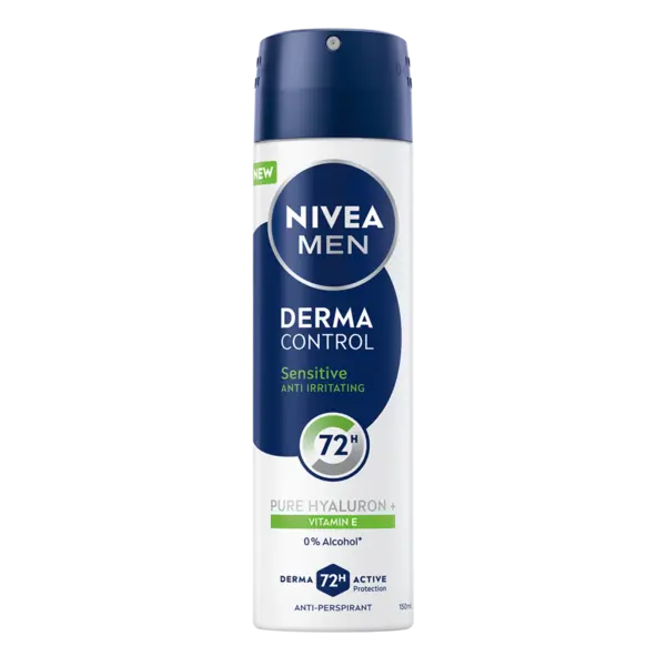 Deodorant spray pentru barbati Derma Control Sensitive, 150ml, Nivea