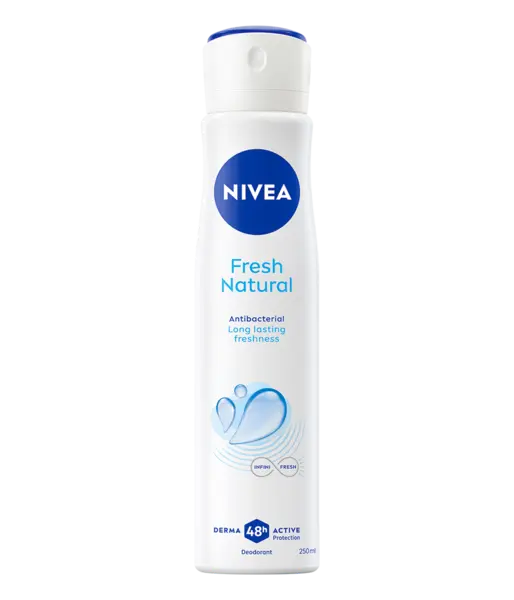 Deodorant spray pentru femei Fresh Natural, 250ml, Nivea