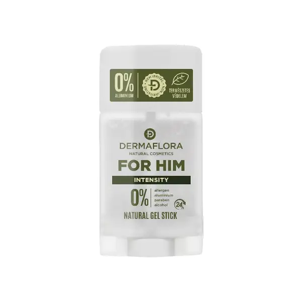 Deodorant stick gel pentru barbati 0% aluminiu Intensity, 50ml, Dermaflora