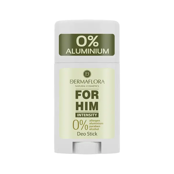 Deodorant stick pentru barbati 0% aluminiu Intensity, 50ml, Dermaflora