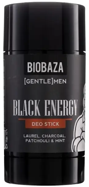 Deodorant stick pentru bărbați Biobaza Black Energy, 50 ml