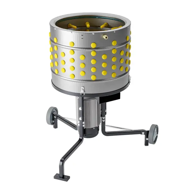Deplumator pasari PLUMAX-50A PRO - gaste, rate, curcani (diametru cuva 50 cm), 1500W, Model Nou