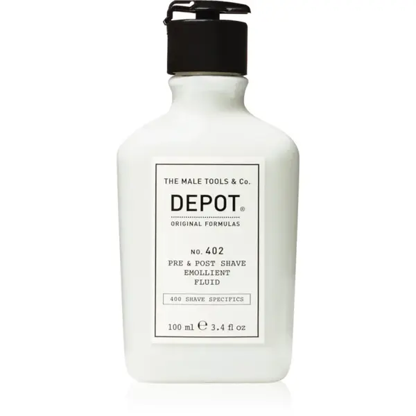 DEPOT 400 SHAVE SPECIFICS NO. 402 PRE & POST SHAVE EMOLLIENT FLUID balsam after shave 100 ml