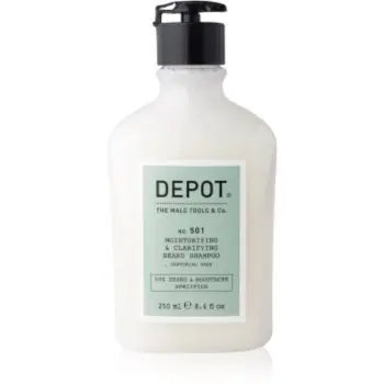 Depot 500 BEARD & MOUSTACHE SPECIFICS NO. 501 MOISTURIZING & CLARIFYING BEARD SHAMPOO sampon hidratant pentru barbă