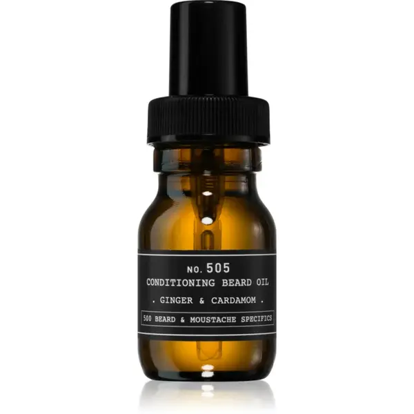 DEPOT 500 BEARD & MOUSTACHE SPECIFICS NO. 505 CONDITIONING BEARD OIL ulei pentru barba Ginger & Cardamom 30 ml