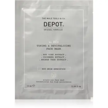 DEPOT NO. 806 TONING & REVITALIZING FACE MASK masca faciala revitalizanta pentru barbati