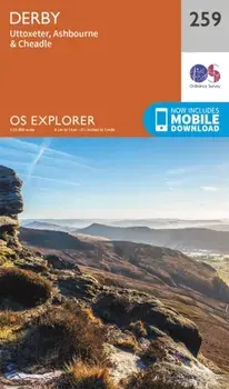Derby, Uttoxeter, Ashbourne and Cheadle. September 2015 ed, Sheet Map/Ordnance Survey