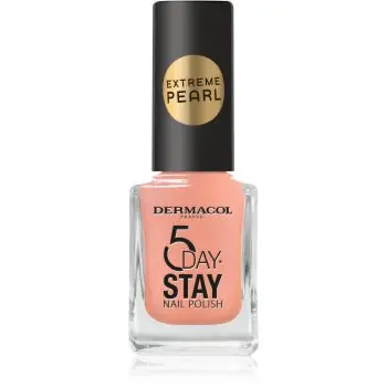 Dermacol 5 Day Stay Extreme Pearl lac de unghii stralucire de perla