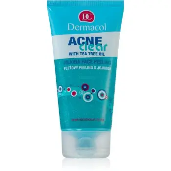 Dermacol Acne Clear demachiant cu efect de peenling pentru pielea problematica