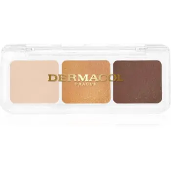 Dermacol Compact Trio paletă cu farduri de ochi