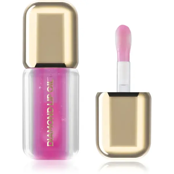 Dermacol Diamond Lip Oil ulei nuanțator pentru buze cu efect de crestere culoare 02 Hot Kiss 4 ml