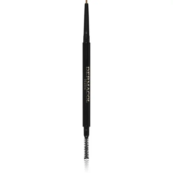 Dermacol Eyebrow Micro Styler creion pentru sprancene cu pensula culoare No.01 0,1 g