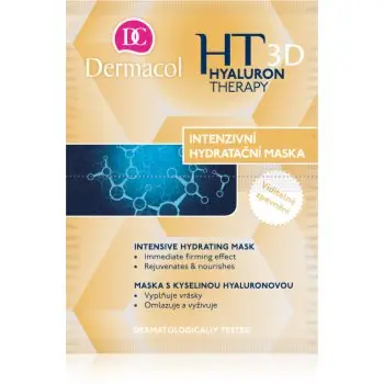 Dermacol Hyaluron Therapy 3D masca pentru hidratare intensa cu acid hialuronic