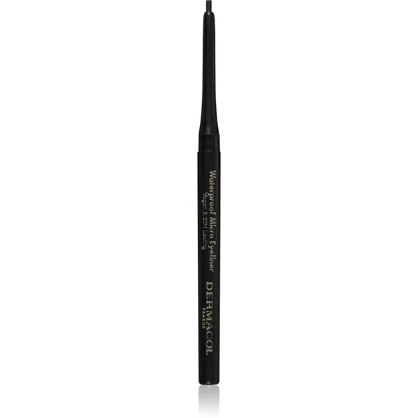 Dermacol Micro Eyeliner Waterproof creion dermatograf waterproof culoare 01 Black 1 g