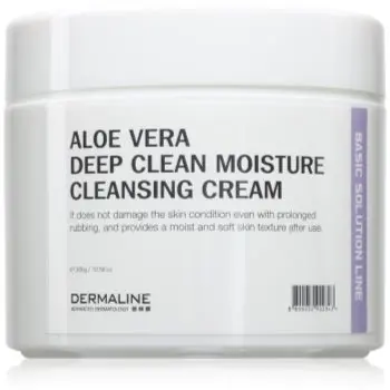 Dermaline Basic Solution Line Aloe Vera Deep Clean Moisture Cleansing Cream Cremã curățare în profunzime cu aloe vera
