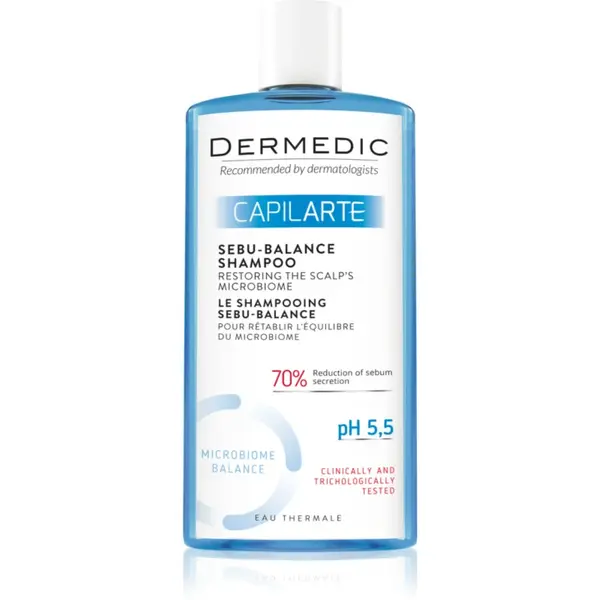 Dermedic Capilarte sampon pentru curatarea profunda a scalpului seboreic 300 ml