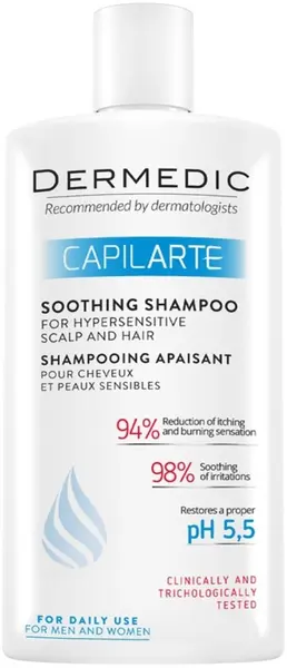 Dermedic CapilarteSampon calmant pentru scalpul sensibil si iritat, 300 ml