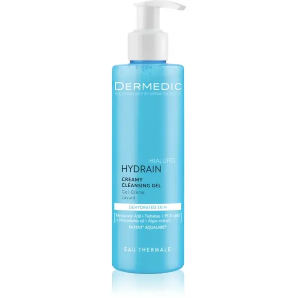 Dermedic Hydrain3 Hialuro gel de curatare cremos pentru pielea uscata si deshidratata 200 ml