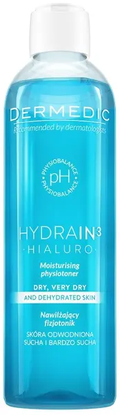 Dermedic Hydrain3 Hialuro Toner facial hidratant fiziologic, 200 ml