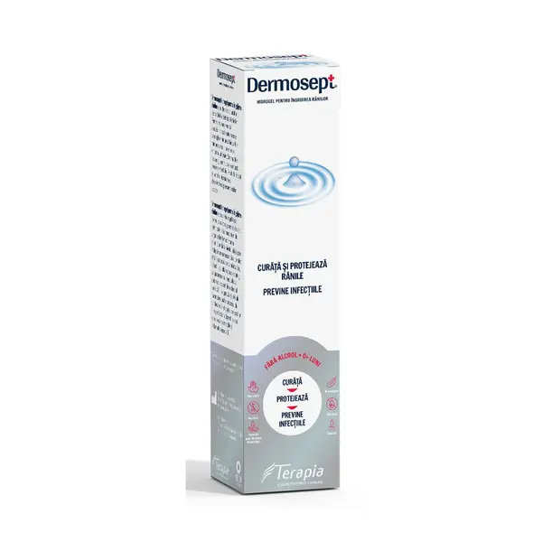 Dermosept Hidrogel spray pentru ingrijirea ranilor 150ml Terapia