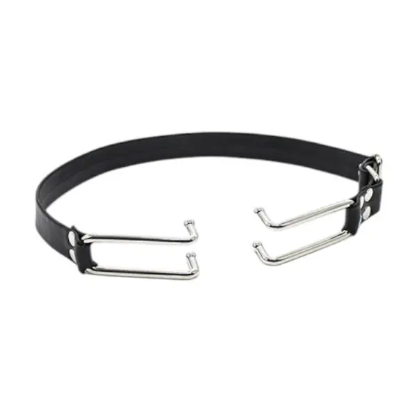 Deschizător de gură TOYZ4LOVERS Fetish Art Mouth Spreader, pentru jocuri erotice BDSM, negru cu argintiu (00904294)
