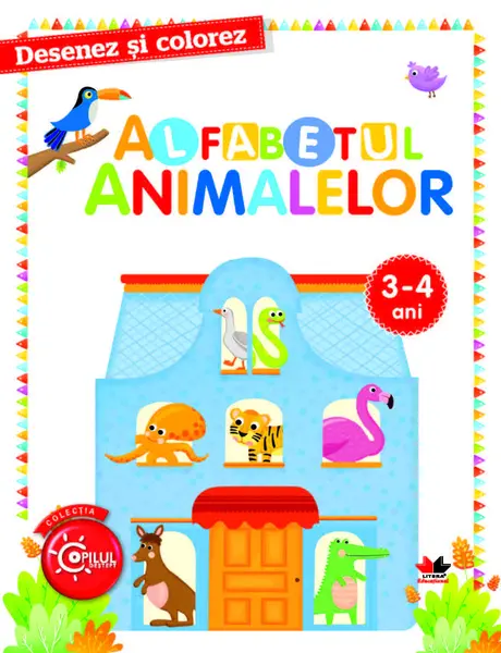 Desenez și colorez. Alfabetul animalelor