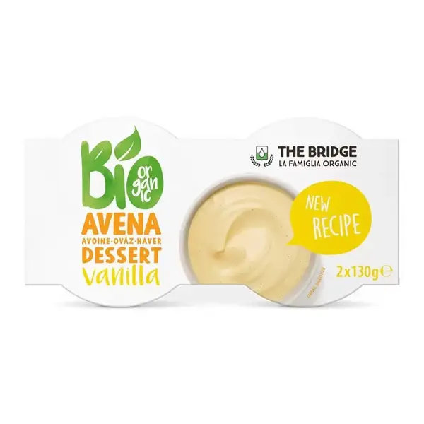Desert din ovaz cu vanilie 2x130g, eco - 260 g