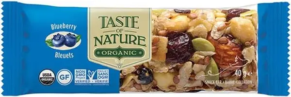 Desert organic cu afine, 40 g, Taste of Nature