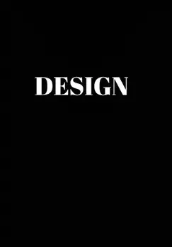 Design: Hardcover Black Decorative Book for Decorating Shelves, Coffee Tables, Desk, Bookcase, Living Room, Office, Home Accen/***