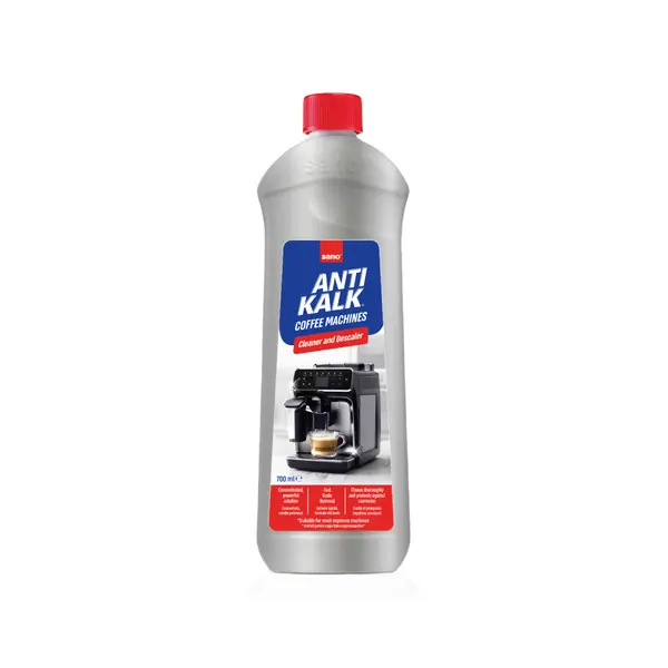 Detartrant Sano Anti Kalk pentru aparate de cafea și espressoare, soluție concentrată, 700 ml