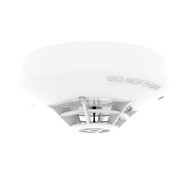 Detector conventional de temperatura combinat Hochiki CDX DCD-CE3(WHT), prag 90 grade C, vizibilitate 360 grade, carcasa alba