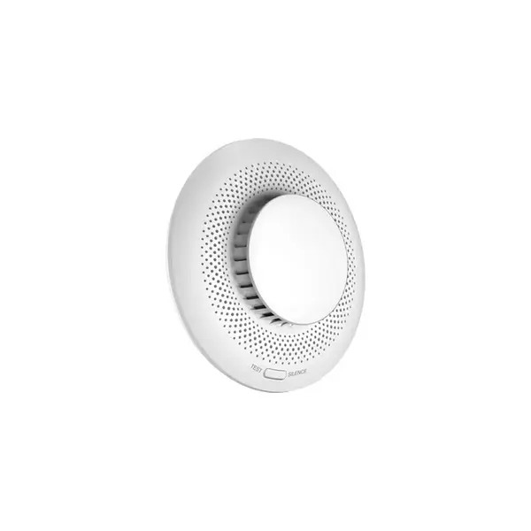 Detector de fum smart EZVIZ CS-T4C, 2.5 GHz, Zigbee 3, 250 m, 360 grade, aplicatie mobila