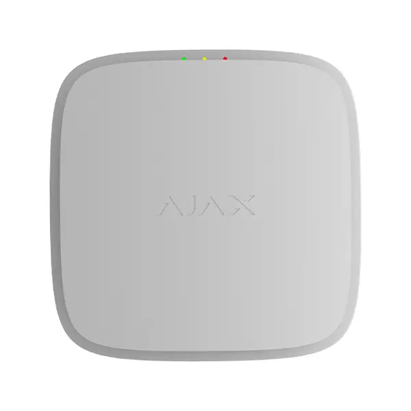 Detector de fum wireless adresabil cu sirena Ajax FireProtect, EN54, 868.0 - 922.0 MHz, tamper, 95dB, alb
