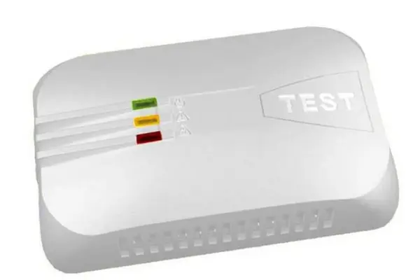 Detector de gaz, adresabil, Detnov DGD-600, montaj pe perete sau sina DIN, indicatori LED