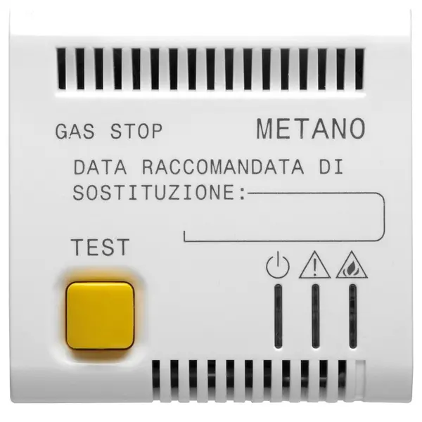 Detector de gaz metan 12V ac/dc 2 module Gewiss Chorus GW10712, alb