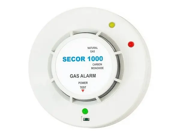Detector de gaz metan si monoxid de carbon, alarma sonora 85 bB, 24VAC sau VDC, Primatech Secor1000/24