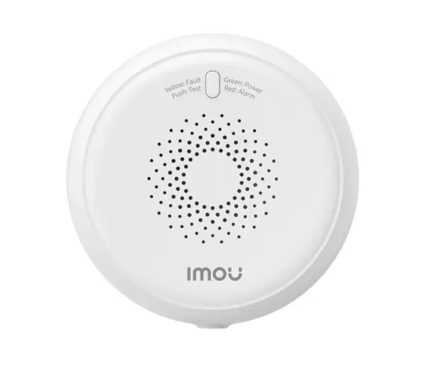 Detector de gaz, Wireless, Zigbee, 12VDC, alarma sonora si luminoasa, notificari aplicatie, carcasa ignifuga, IMOU IOT-ZGA1-EU