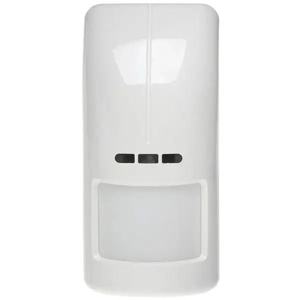 Detector de miscare wireless exterior dual-tech PIR Satel Be Wave AOD-210, 868 MHz, RF 2000 m, senzor temperatura si lumina, microunde, 16x16 m, tamper, pet immunity, autonomie 2 ani, alb