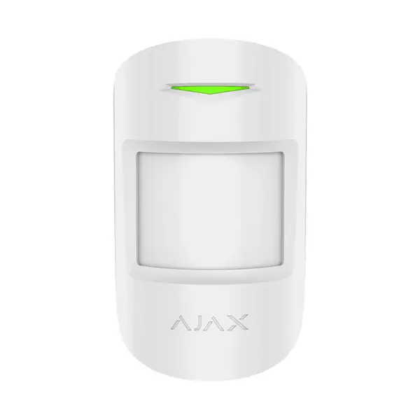 Detector de miscare wireless PIR Ajax MotionProtect WH, 12 m, 88 grade, pet immunity, 868 MHz, RF 1700 m