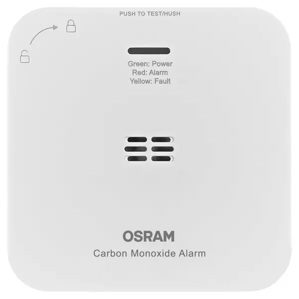 Detector de monoxid de carbon Osram – Smart+, Wi-Fi, alb