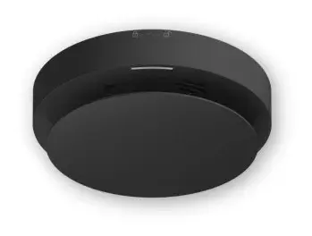 Detector fum si caldura wireless Hikvision DS-PD451SMK-WE, senzor fotoelectric, autonomie baterie 4 ani, alarma temperatura, 868MHz, AES-128, Negru, DS-PD451SMK-WE-Black