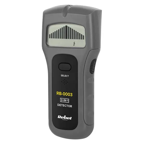 Detector metal, lemn și tensiune 3 în 1, Rebel MIE-RB-0003