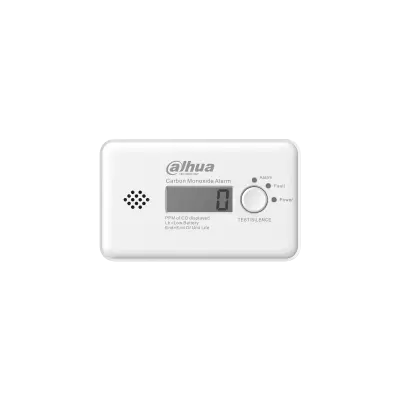 Detector monoxid de carbon wireless Dahua 868MHz senzor electrochimic LCD alarma 85dB HY-GC21B-W2(868)