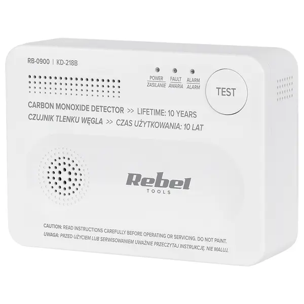Detector senzor monoxid de carbon rebel, RB-0900