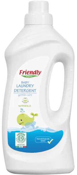 Detergent de rufe pentru bebe Marsilia, 1000ml, Friendly Organic