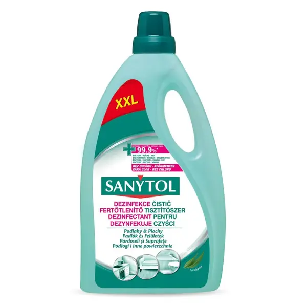 Detergent dezinfectant universal pardoseli si suprafete Sanytol 5 litri Detergent dezinfectant universal pardoseli si suprafete Sanytol 5 litri