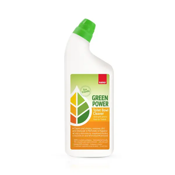 Detergent gel pentru WC Sano Green Power 750mL Detergent gel pentru WC Sano Green Power 750mL