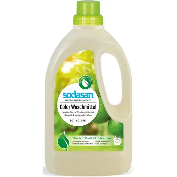 Detergent lichid pentru rufe colorate cu lime - 1.50 L