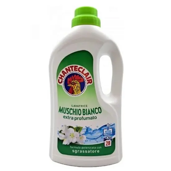 Detergent lichid pentru rufe cu parfum de mosc alb Chanteclair, 1,26l, 28 utilizari Engros